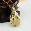 Pendente de Buda de Jade Hetian Natural Aiyu Colar de Buda de Jade Água Clara Factory Atacado e Entrega S3121606