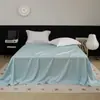 Lençol de Cama de Algodão de Fibra Longa de Alta Qualidade de Xinjiang, Peça Única, Algodão Puro, Contagem de Fios 100, Algodão 100%, Cama de Solteiro/Casal, Capa de Edredom Espessa de Cetim, Conjunto de Três Peças