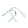Tornillo en forma de U de acero al carbono galvanizado Perno en forma de U Abrazadera de tubo en forma de U Abrazadera de tubo fija extendida Hebilla de aro M6M8M10M12