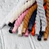 Kulojin Procesamiento de Fuentes Personalizado 8mm Hecho a Mano diy Cuerda Trenzada Tres Hebras Cuerda de Algodón Poliéster Cuerda Gruesa de Algodón Cáñamo Cordones