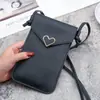 Venta directa de fábrica para mujer, moderno, con cierre, bandolera, cuero PU, pantalla táctil, billetera para teléfono móvil, femenino, retro, con hebilla de estudiante, billetera pequeña