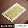 Alfombrilla de té de doble capa para salas de té, estilo chino nuevo, inspirada en Zen, para preparación en seco, camino de mesa, absorbente y resistente al calor, alfombrilla para mesa de té, soporte para tetera, posavasos para té