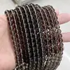 Pedras soltas de obsidiana de gelo de alta qualidade natural contas redondas de obsidiana de gelo pulseira DIY acessórios de pulseira atacado