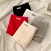 Outlet de Fábrica Calzones de Algodón Puro para Mujer Color Sólido Transpirables para Niña Cintura Media Estudiante Adulto Calzones Triángulo A001