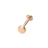 Novo 2024 100% aço inoxidável 316L lua oca estrela figura geométrica piercing de lábio piercing de osso da orelha banhado a ouro 18K