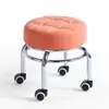 Taburete pequeño con ruedas, taburete bajo, taburete de rodaje silencioso, taburete para caminar para niños, taburete de manicura, taburete de pedicura, taburete para cambiarse de zapatos, herramienta para el cuidado infantil