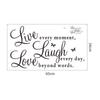 Shangyi Sk010Livelove Borboleta Adesivos de Parede Ingleses Removíveis Decoração de Fundo para Sala de Estar Fabricante Atacado Artigos para o Lar