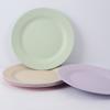 Plato de paja de trigo explosivo de 25 cm, plato para pizza, plato creativo, plato para celebridades de Internet, plato de comida occidental, plato para bistec