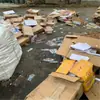 Destrucción de papel de desecho, reciclaje de materiales usados y viejos, procesamiento rápido y trituración de documentos desechados