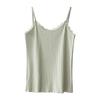 Regata Camisola Feminina de Modal, Peça de Roupa sem Mangas para Usar por Cima, Camisa Base Profissional Branca e Preta, Camisola de Modal