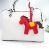 Nuevos Adornos de Caballo de Cuero, Colgantes Mascota del Año del Caballo, Decoraciones Colgantes de Cuero para Espejo Retrovisor de Coche y Bolsos