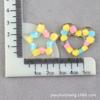 Materiales para Aretes DIY: Accesorios de Resina Estrella de Cinco Puntas, Pegamento Crema de Lunares, Resina Epoxi en Forma de Corazón, Colgante Llavero para Carcasa de Teléfono
