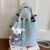 Bolsa Saco Transfronteiriça 2026 Nova Bolsa de Mão Feminina de Verão Bolsa de Ombro Tendência Bolsa Simples Mãe-Filha Bolsa Transversal Diária