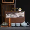 Juego de Té de Horno Ru, Tetera, Tazas de Té, Quemador de Incienso, Souvenirs, Regalos Empresariales, Artículos de Moda, Juego para Beber Té