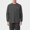 2024 Roxo Outono e Inverno Nova Camiseta de Manga Comprida Masculina Solta Plus Size Camisa Masculina Base Top de Gola Redonda All-match Trendy