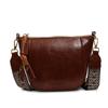Popular Novo Nicho Retro Moda Alça de Ombro Larga Feminina Casual All-match High-end Simples Cor Sólida Bolsa Crossbody
