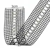 Rede de Strass Transfronteiriça Rede de Strass de Fundo Plano 5mm com Incrustação de Diamantes para Roupas, Alças de Ombro, Sapatos, Bolsas, Caixas de Armazenamento, Acessórios DIY Atacado