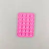 24 Piezas de Ventosa Engrosada 11g Fuerte Cuadrada Unilateral de Silicona Ventosa Trasera con Adhesivo 3m Pegatina para Teléfono Móvil Venta al por Mayor