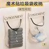 Armazenamento de Sacos de Lixo de Cozinha Bolsa de Rede Montada na Parede Armazenamento de Grande Capacidade Bolsa de Armazenamento com Velcro Grade de Parede