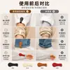 Gemelos magnéticos de cuero, clips para puños de camisa, sujetadores para dobladillos de ropa y camisas, clips magnéticos para acortar pantalones y clips fijos