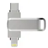 Adecuado para memoria USB tipo C mini para teléfono móvil tipo Apple y Android, memoria USB 2 en 1 de gran capacidad USB 3.0 para teléfono móvil