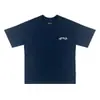 Nueva Camiseta de Manga Corta con Bordado de Margarita Estilo Chino, Cuello Redondo, Hombro Normal, para Hombre, Holgada, Transpirable, Verano, Seda de Hielo, Fresca