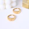 Anillo de diseño de circonita con incrustaciones de viento frío para mujer, estilo Joker, de acero de titanio transfronterizo, resistente a la decoloración, joyería al por mayor, Europa y Estados Unidos