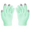 Meias de salto de fio de pena com gel para mãos e pés luvas com tela sensível ao toque meias de planta completas luvas de cinco dedos em estoque atacado