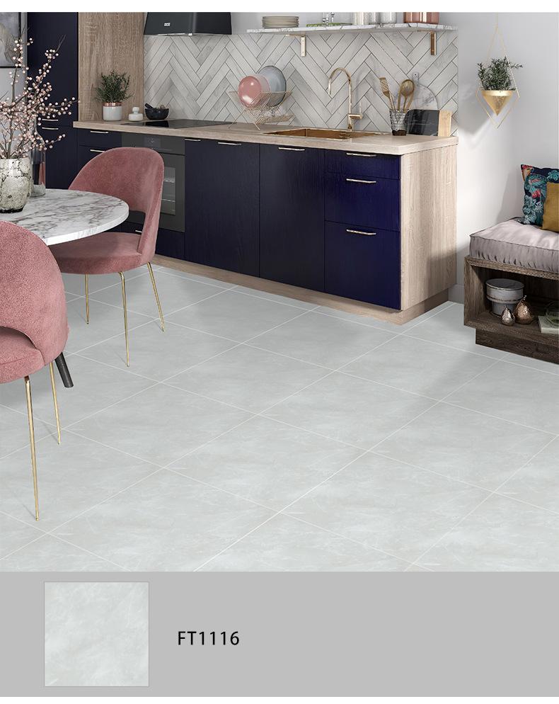 PVC加厚耐磨防潮室内装修地贴地板贴水泥地地贴厨房自粘仿瓷砖塑料卫生间批发纸铺的防木纹板厕所浴室硅藻