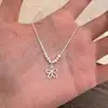Collar de Perlas de Plata Esterlina S925 Accesorios para Mujer Nicho que No se Desvanece de Alta Gama Versátil Cadena Clavicular para Otoño e Invierno Cadena para Suéter