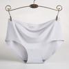 810 Venta Caliente Ropa Interior de Seda de Hielo sin Marcas para Mujer Ropa Interior de Una Pieza Transpirable Cintura Media Calzoncillos Sexy para Mujer