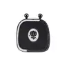 Cojín para asiento de coche famoso en internet felpa cálida anticongelante cojín para asiento de coche sentido avanzado funda de asiento sencilla en blanco y negro