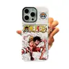 Luffy Es Adecuado para Apple 17Promax Dibujos Animados Lindo Iphone16Pro Lente Cubierta Completa 15 Dos en Uno