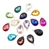 Nova moda pingente de cristal pingente gota d'água acessórios de liga acessórios de cabelo feitos à mão sapatos roupas brincos acessórios de joias diy