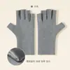 Guantes de Medio Dedo de Otoño e Invierno, Guantes Cálidos y a Prueba de Frío de Terciopelo Alemán, Guantes Táctiles sin Dedos para Escritura Flexible, Guantes de Ciclismo de Dedo Dividido y Dedo Completo