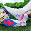 Zapatos de Fútbol de Caña Alta, Tenis con Tacos, Zapatos Deportivos Antideslizantes de Tacos Largos para Estudiantes, Adultos y Niños, Zapatos de Entrenamiento Profesional para Hombres, Transfronterizo