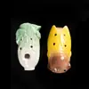 Artesanía de cerámica Ocarina de seis agujeros de cerámica Alto Hongyin Ocarina de 6 agujeros envío de canciones Cordón de PU