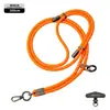 Lanyard Popular para Teléfono Móvil de Muñeca 6mm Fuerte para Colgar en el Cuello Cruzado Ajustable Exterior Montañismo Cuerda Trenzada Anti-Pérdida Color Pistola
