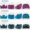 Gorro de enfermera gorro cola de milano gorro golondrina de enfermera gorro de enfermera para mujer primavera y otoño estampado multicolor estampado en caliente bordado con LOGO