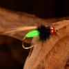 Fly Fishing Fly Hook Bionic Bait Fly Hook Mosquito Venenoso com Efeito Fluorescente Micro Luya Bionic Bait Horse Mouth White Strip