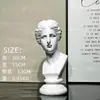 Adornos de Estatua de Yeso Boceto de Cabeza de Personaje Escandinavo Modelo de Boceto Habitación Decoración Literaria David Escultura Grande de Resina