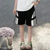 Conjunto de Shorts Casual de Manga Corta Estilo Coreano para Niñas de Verano, Conjunto Deportivo de Dos Piezas Elegante y a la Moda para Niñas Mayores