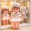 Solo Ropa de Muñeca para Muñeca Miro de 25 cm, Conjunto de Vestir para Muñeca Mia, Conjunto Estilo Chanel con Sombrero y Vestido
