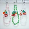 Cadena de Teléfono Móvil con Cuentas de Flores de Colores Lanyard para Teléfono Móvil Nuevo Colgante para Libreta de Mano Cámara Colgante Colgante