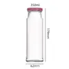 Botellas Selladas de Nido de Pájaro en Stock, Botellas de Goma de Durazno, Botellas Transparentes Dispensadoras de Vejiga de Pez Fresca Estofada, Botellas de Vidrio Resistentes a Altas Temperaturas de Grado Alimenticio para Remojar Vino