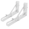 Acero Inoxidable 304 Trípode Plegable Soporte de Pared Estante Estante de Almacenamiento Mesa de Comedor Escritorio de Computadora