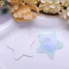 Novo Patch Colorido de Estrela de Cinco Pontas em Acrílico Estampado para Acessórios de Cabelo DIY, Presilha Lateral, Ímã de Geladeira, Capa de Celular