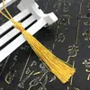 Marcador de página de borla de nó chinês feito à mão para jardim de infância, pequeno espigão para pendurar, para amostra, pode fazer uma variedade de estilos; Acessórios do vestuário