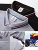 Polo Personalizado Ropa de Trabajo Manga Corta Solapa Piqué Algodón para Hombre y Mujer Mismo Estilo Camiseta Taller Ropa de Trabajo Bordado Estampado