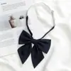 Gravata borboleta feminina estilo universitário estudante formatura JK japonês cor sólida ângulo oblíquo raiz de pena de acordo com gola de laço flor acessório de roupa de marinheiro